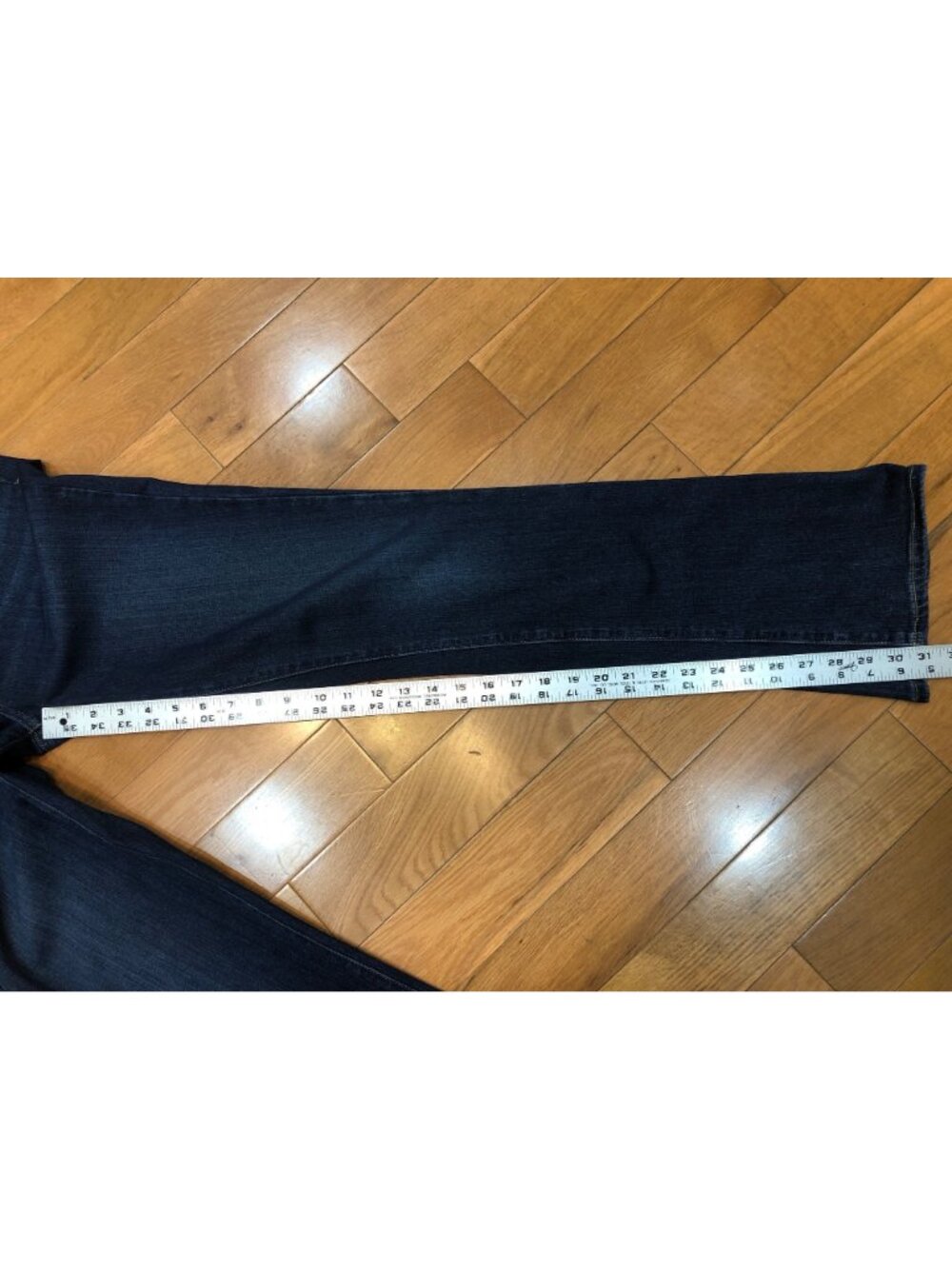 Paige Manhattan Maternity Flare Blue Jeans Mom To Be Fashion Size 30 - Picture 6 of 13